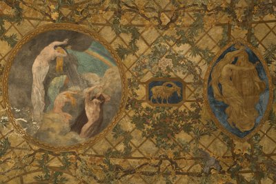 Meses del calendario revolucionario: Pluviôse, entre 1909 y 1910 (decoración arquitectónica) de Paul Albert Baudouin