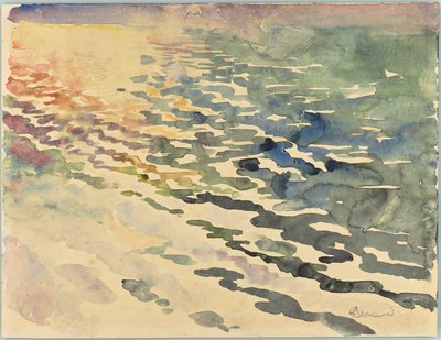 Estudio de las ondas de Paul Albert Besnard