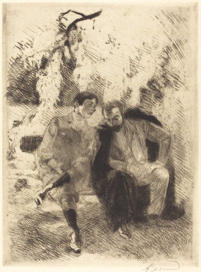 Confidencias, 1900 de Paul Albert Besnard
