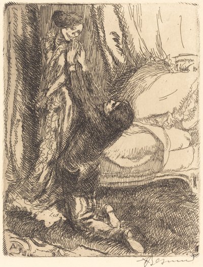 Coqueta, 1900 de Paul Albert Besnard