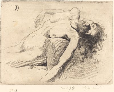 Mujer moribunda La Mourante, 1885 de Paul Albert Besnard