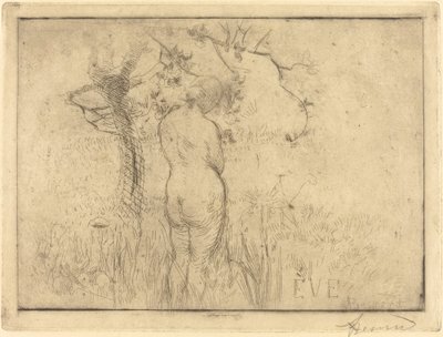 Eva antes del manzano, 1892 de Paul Albert Besnard