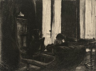 Intimidad, 1889 de Paul Albert Besnard