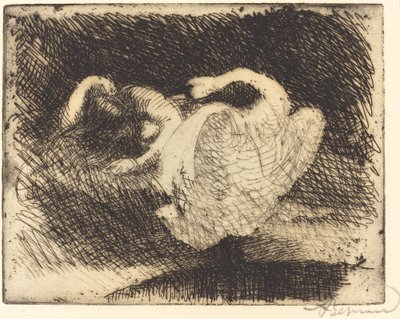 Leda durmiendo de Paul Albert Besnard