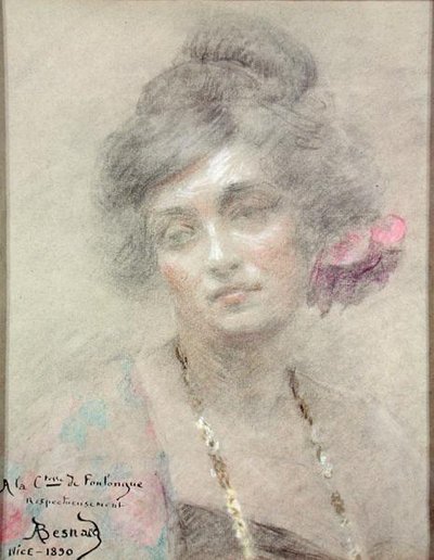Retrato de una Mujer de Paul Albert Besnard