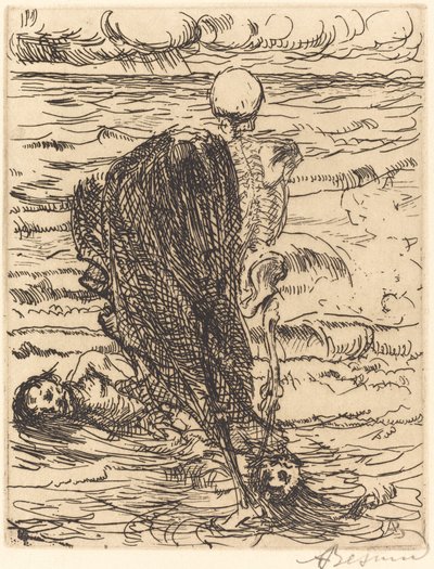 La captura Le coup de filet, 1900 de Paul Albert Besnard