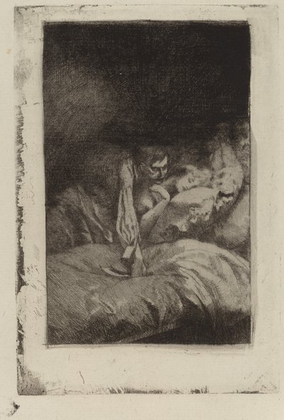 El asesinato, 1885 de Paul Albert Besnard