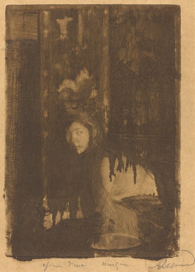 Mujer con un jarrón de Paul Albert Besnard