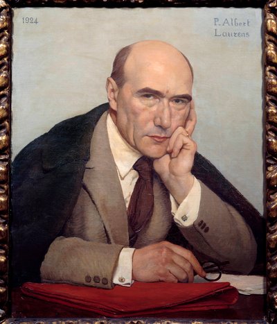 Retrato del escritor francés Andre Gide (1869-1951) de Paul Albert Laurens
