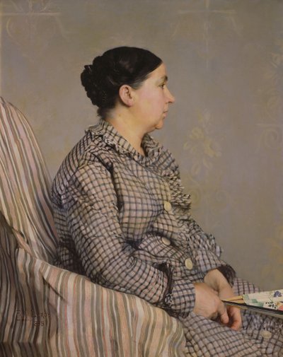 La madre del artista, 1883 de Paul Alexander Alfred Leroy