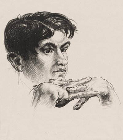 Cabeza de hombre de Paul B. Travis