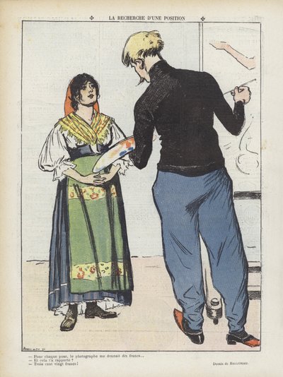 Ilustración para Le Rire de Paul Balluriau