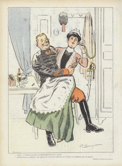 Ilustración para Le Rire de Paul Balluriau