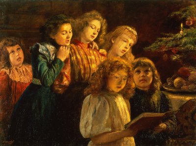 El coro (óleo sobre lienzo) de Paul Barthel