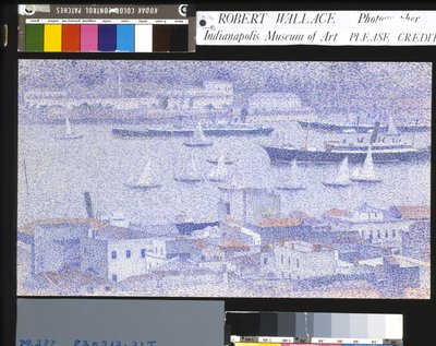 Constantinopla, Los barcos (acuarela y lápiz sobre papel verjurado crema) de Paul Baum