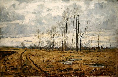 Paisaje en Primavera Temprana cerca de Weimar de Paul Baum