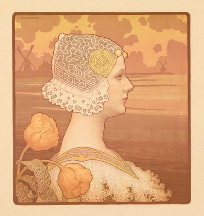 Su Graciosa Majestad la Reina Guillermina de Paul Berthon