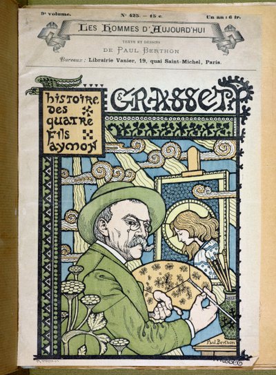 Retrato de Eugene Grasset (1841-1917) de 