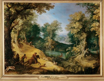 Caza de ciervos - Staghunt ... de Paul Brill or Bril