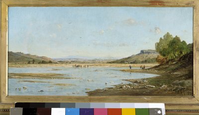 Pinos en el borde del Durance de Paul Camille Guigou