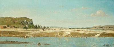 Las orillas del río Durance en Saint Paul de Paul Camille Guigou