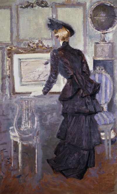 Daisy, Princesa de Pless en el estudio del artista, 1907 de Paul Cesar Helleu