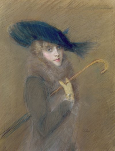Dama elegante de Paul Cesar Helleu