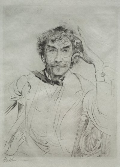 James MacNeill Whistler, 1897 de Paul Cesar Helleu