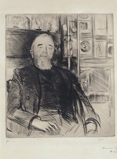 Retrato de Alexis Rouart de Paul Cesar Helleu