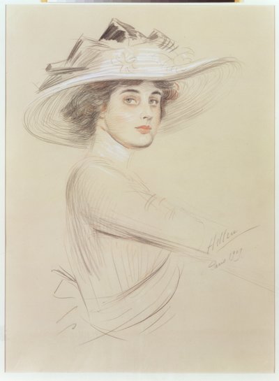 Retrato de una Mujer, 1909 de Paul Cesar Helleu