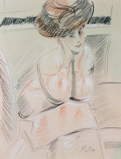 Retrato de una dama de Paul Cesar Helleu