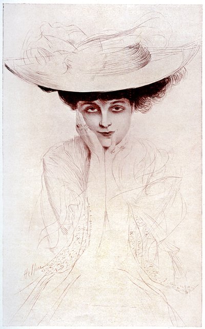 Retrato de la condesa de Noailles de Paul Cesar Helleu