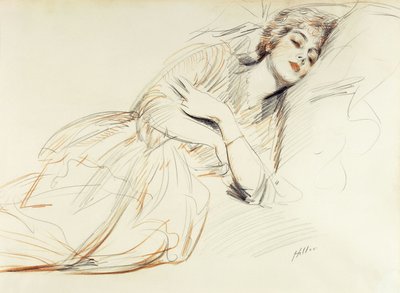 Mujer reclinada de Paul Cesar Helleu