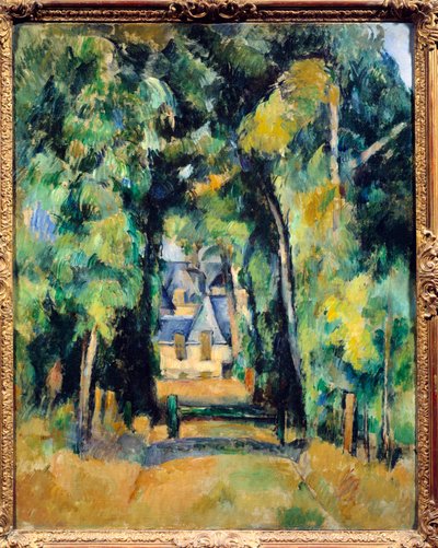 Allee a Chantilly de Paul Cézanne