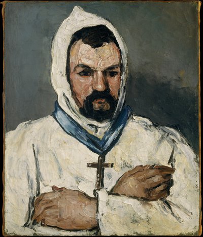 Antoine Dominique Sauveur Aubert, nacido en 1817, tío del artista, como monje de Paul Cézanne
