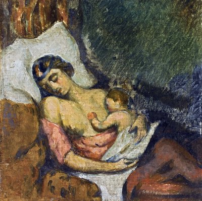 Hortense amamantando a Paul de Paul Cézanne