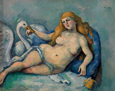 Leda y el Cisne, c.1880 de Paul Cézanne