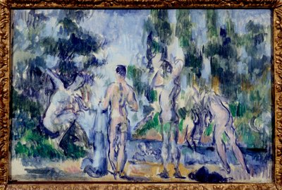 Los bañistas de Paul Cézanne