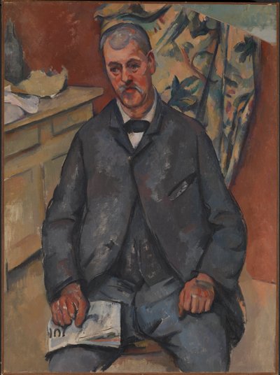 Retrato de hombre sentado de Paul Cézanne