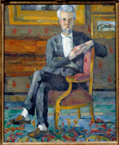 Retrato de Victor Chocquet (1821-1891) de Paul Cézanne