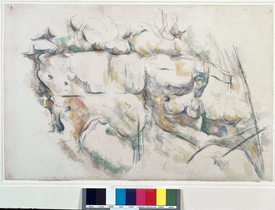 Rochers al Chateau Noir (Chateau-Noir) de Paul Cézanne