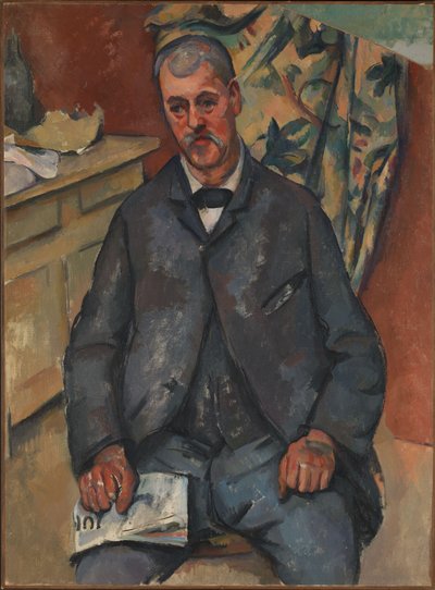 Hombre sentado de Paul Cézanne