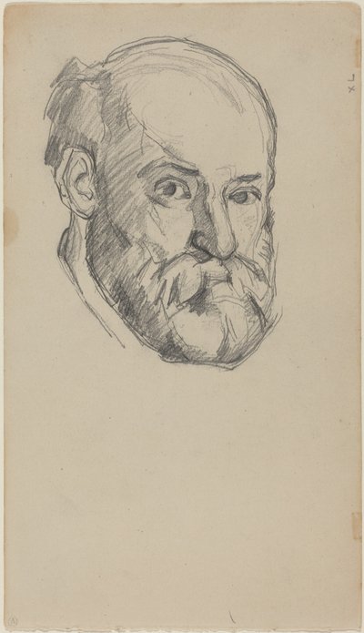 Autorretrato [recto] de Paul Cézanne