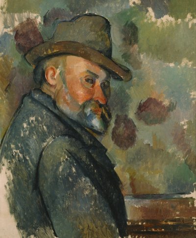 Autorretrato con sombrero blando de Paul Cézanne
