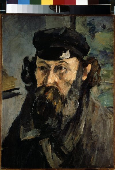 Autorretrato con sombrero de Paul Cézanne