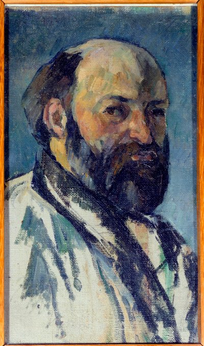 Autorretrato. Pintura de Paul Cézanne (1839-1906) 1877 de Paul Cézanne