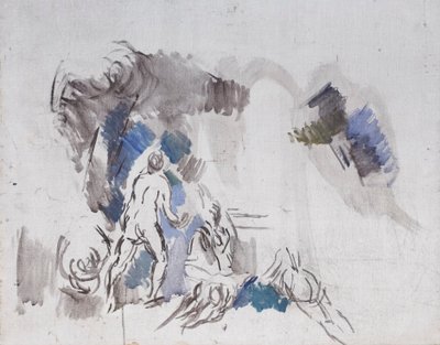 Boceto de bañistas de Paul Cézanne