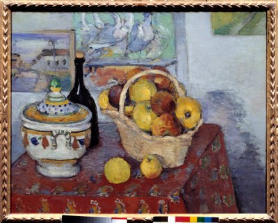 Naturaleza muerta en la sopera, pintura de Paul Cézanne de Paul Cézanne