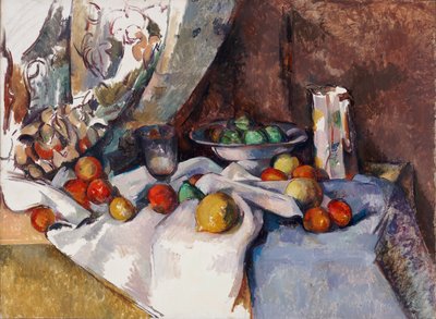 Bodegón con manzanas de Paul Cézanne