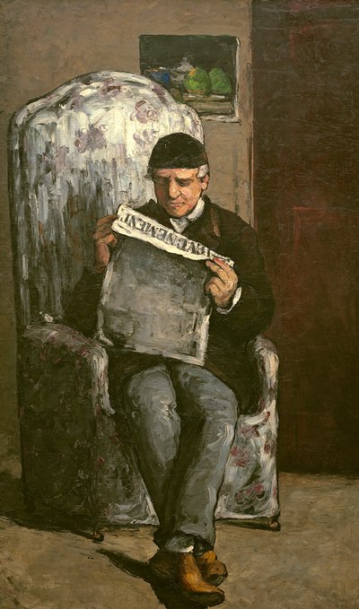 El padre del artista, leyendo "L